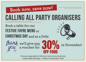 November offer updated