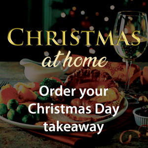 Xmas at home badge