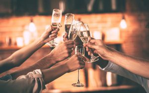 champagne cheers