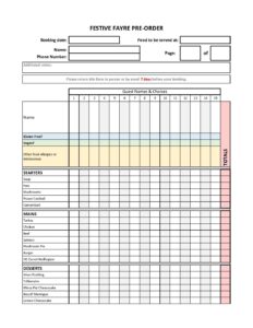 Festive Fayre Menu Selector 2025 pdf