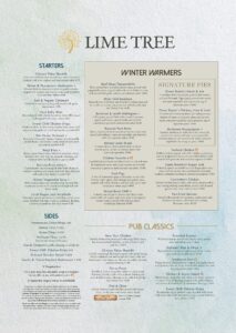 Limetree winter 2025 Menu pdf
